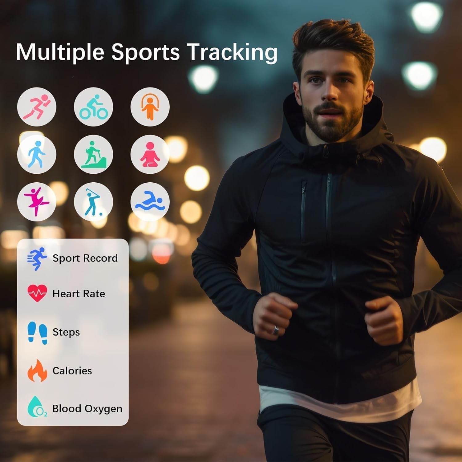 Smart Rings for Women Men, Fitness Ring with Heart Rate, Blood Oxygen, HRV, S…
