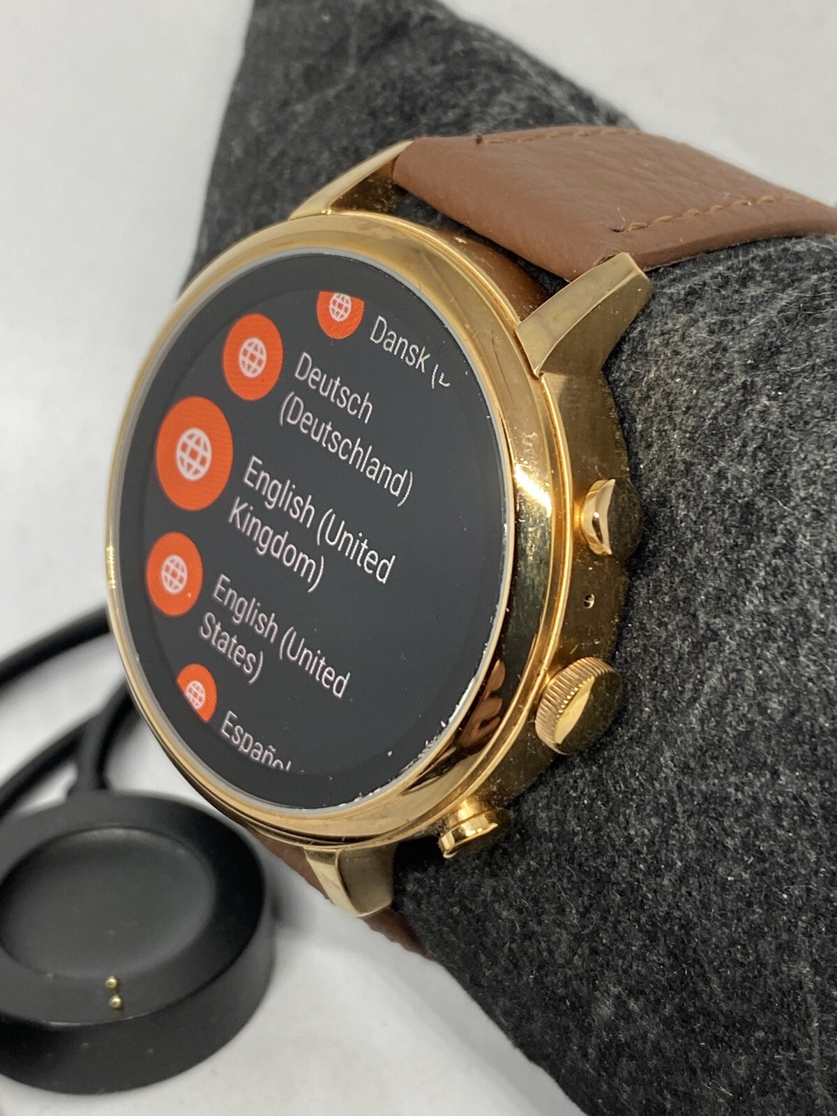 Fossil Gen 4 Authentic Digital Dial Smart Watch Custom Band FTW6016 LT343