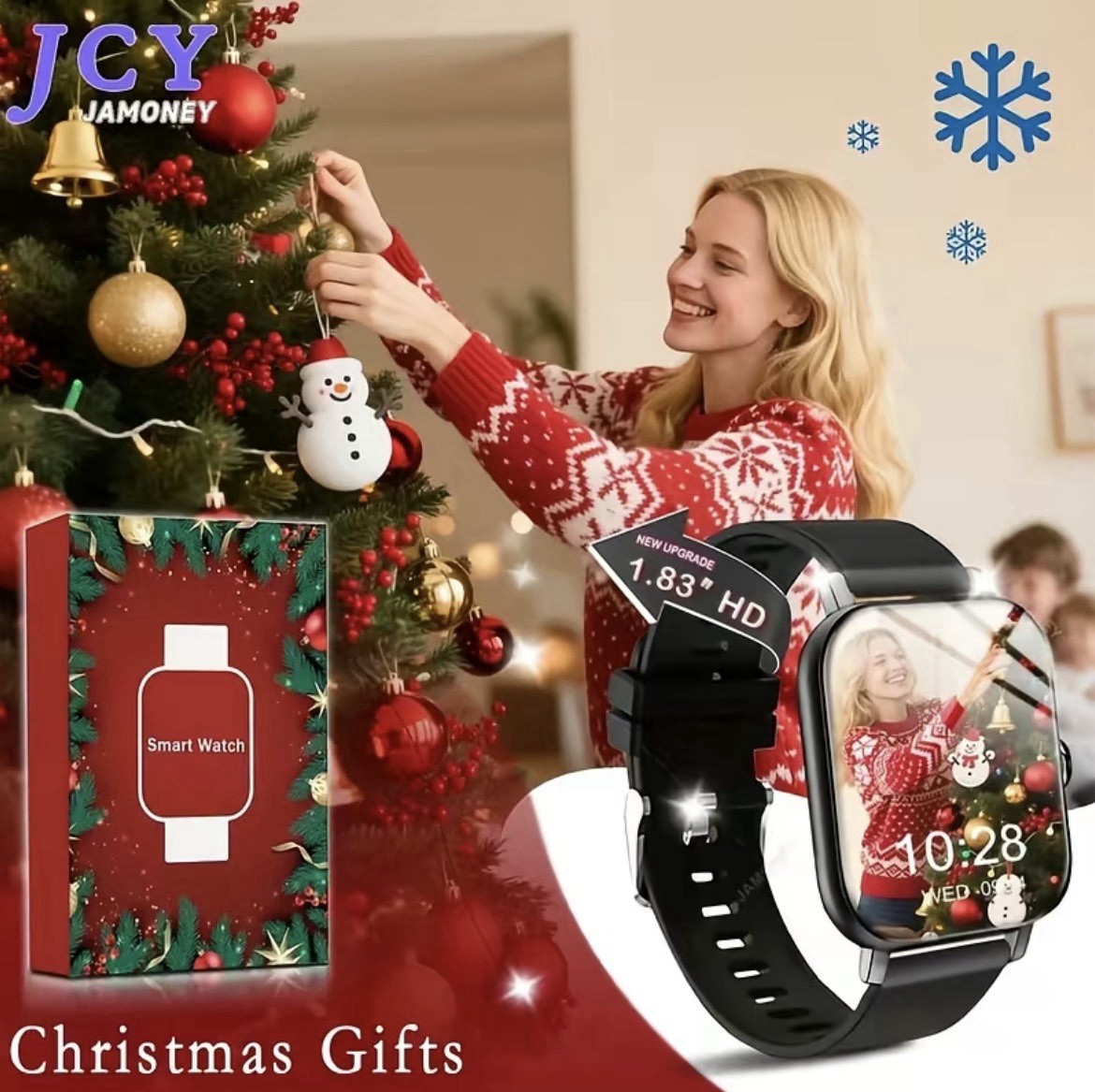 Bluetooth Smart Watch Fitness Tracker Heart Rate Sleep Monitor for Android iOS