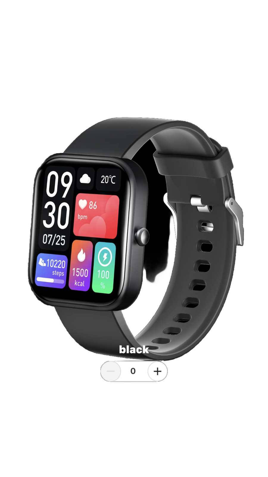 smart watch blood pressure /heart rate monitor