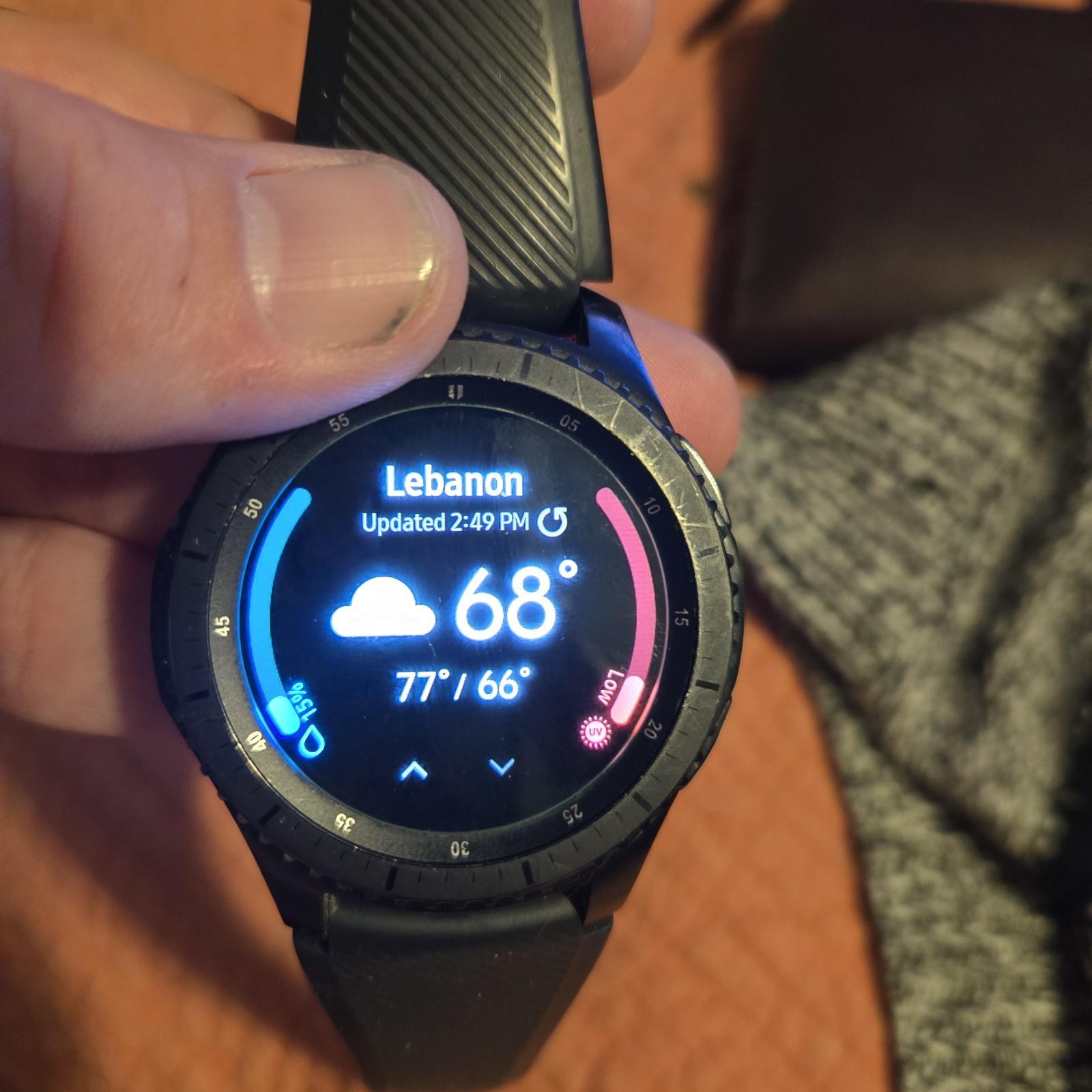 Samsung Galaxy Gear S3 Frontier SM-R760 WiFi Smartwatch Space Gray / Black