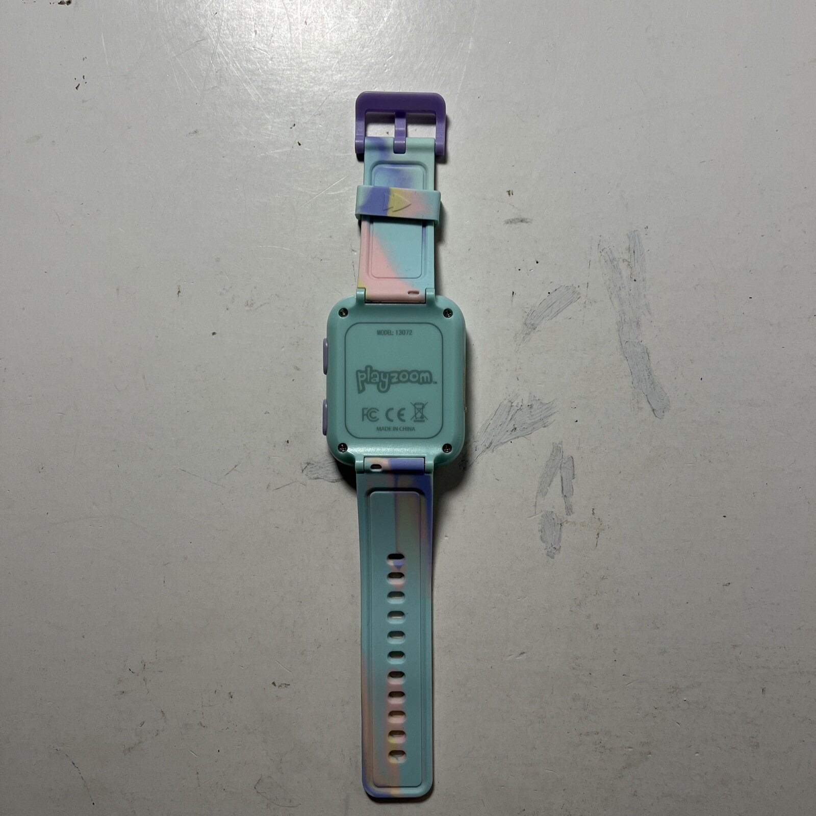 Kids ITOUCH Playzoom Blue Unicorn Print Smart Watch Model 13072 Games Camera
