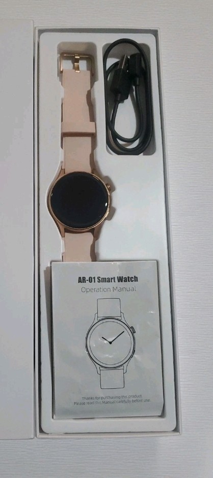 Smart Watch for Women, AMOLED Ultra-Clear Screen S/M/L Rose Gold Rose Gold