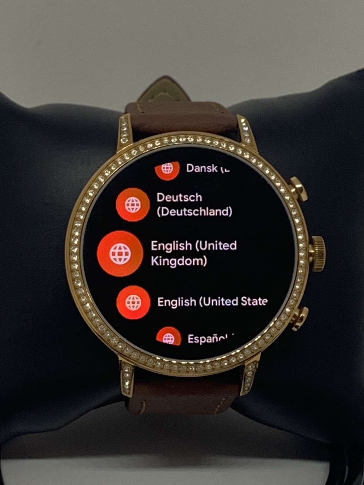 Fossil Gen 4 Authentic Digital Dial Smart Watch Custom Band FTW6015 QT499