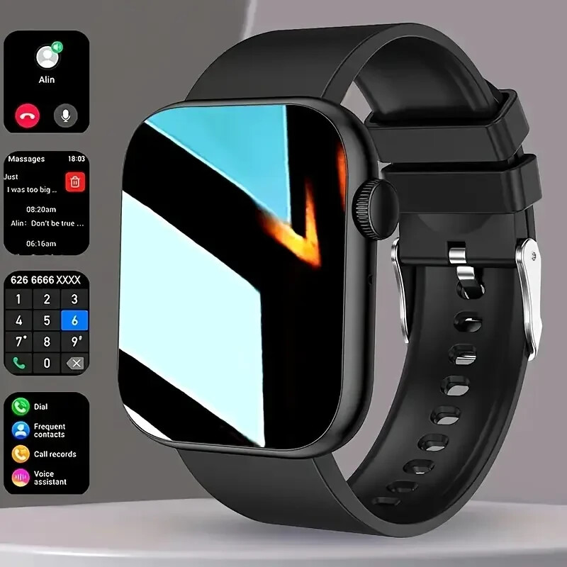 2025 Smartwatch 2.01 Touch Screen | Dual Band | Fitness Tracker, Call/SMS
