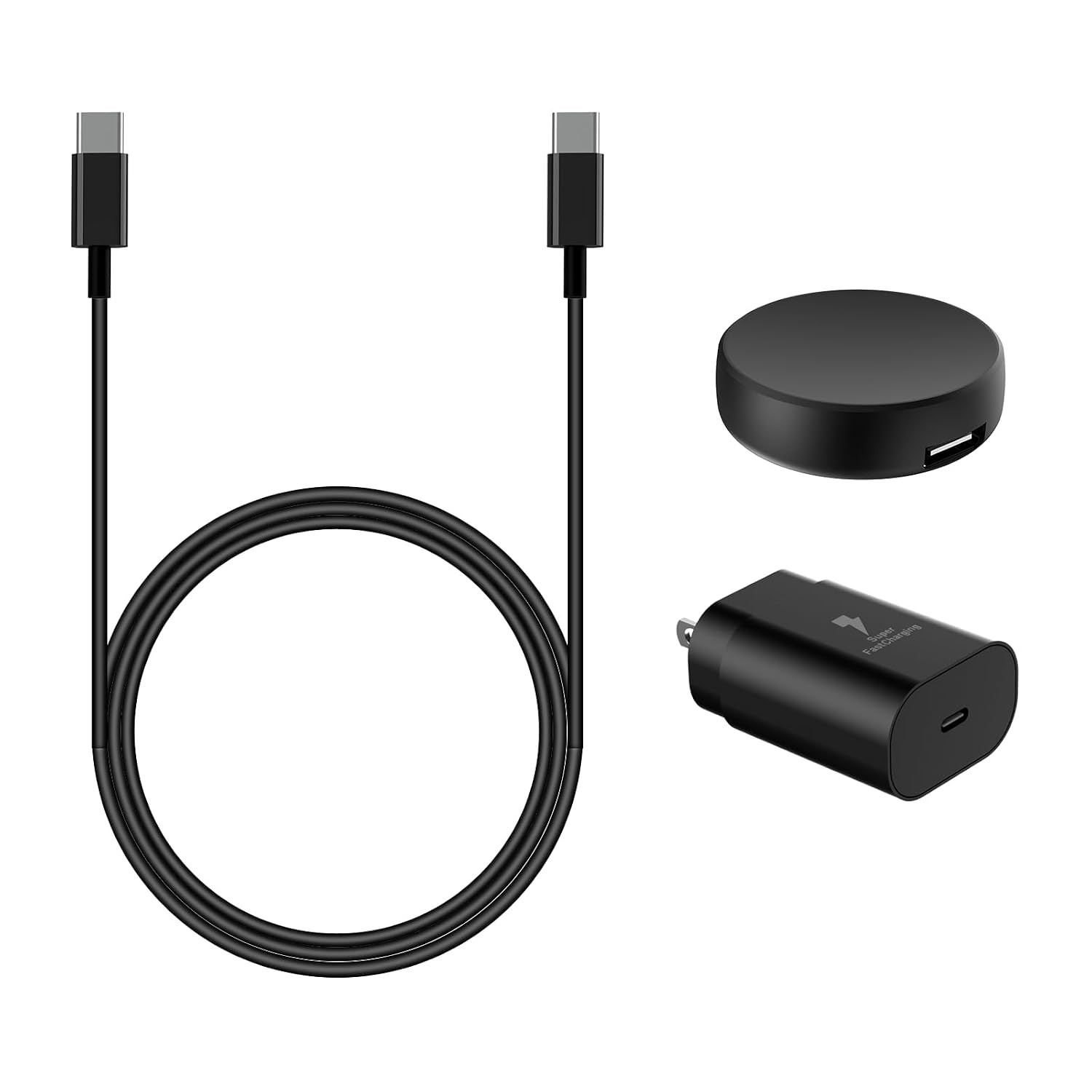 Galaxy Watch Charger C Charger Cable Fast Charging 25W Super Fast Charger 5FT