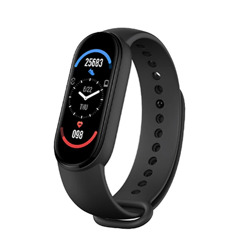 M6 Smart Watch Men Women Fitness Smart Bracelet Sports Band Heart Rate Blood