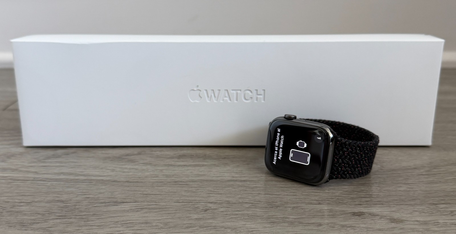Apple Watch Series 7 45mm Stainless Steel Graphite Solo Loop w/ NOMAD Band Lot