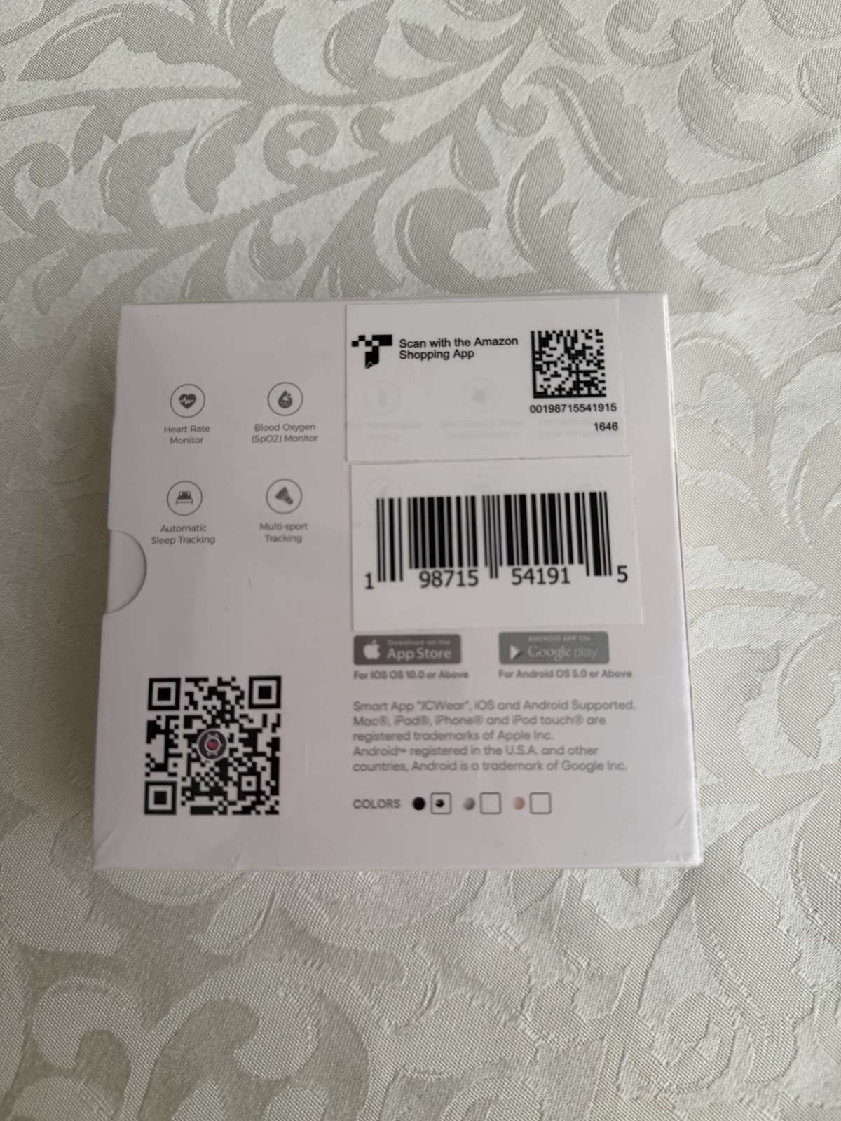 IAMJOY Smart Health Bracelet – New/Sealed-Black