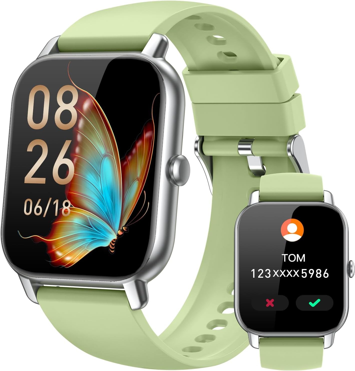 1.83 Inch Smart Watch Fitness Tracker IP68 Sleep Monitor For Android iOS