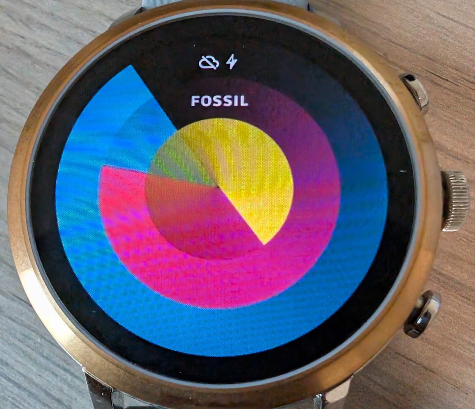 Fossil Smartwatch 4th Gen. Venture 40mm Rose Gold Stainless Steel Case