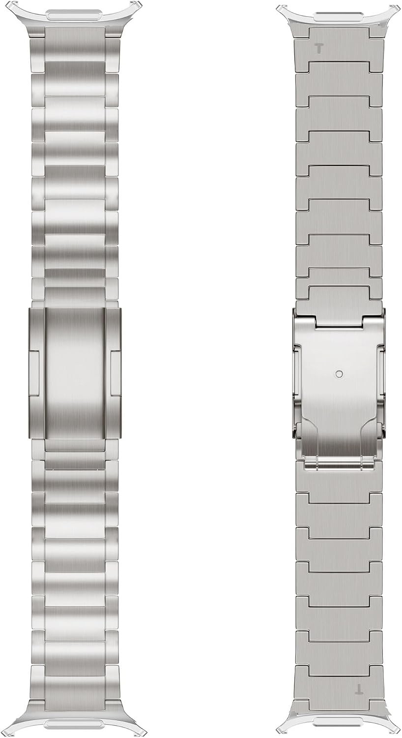 Titanium Strap Compatible with Samsung Galaxy Watch Ultra 2 2026 Silver