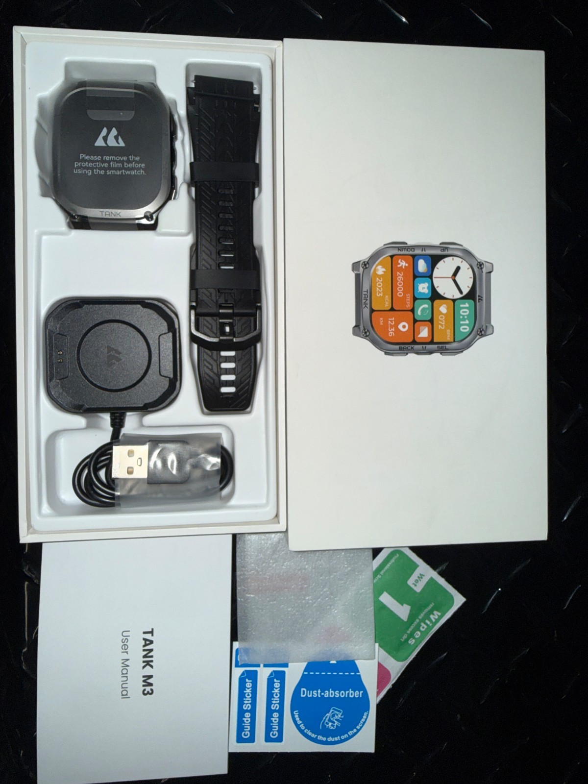 KOSPET Smart Watch 60 Days Battery Life 50M Waterproof Military Answer/Make Call