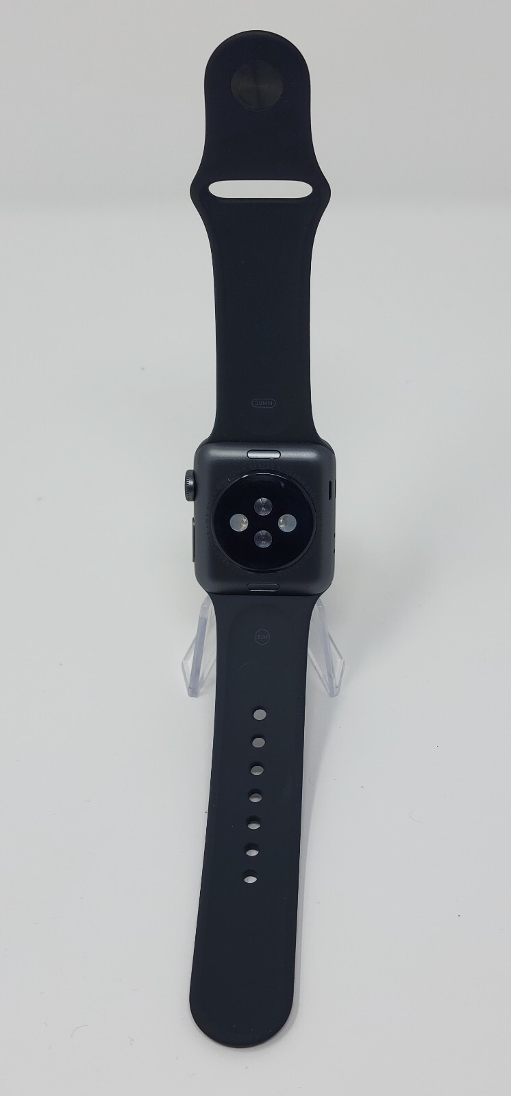 Apple Watch Series 3 38mm Space Gray Aluminum Case with Black Sport Band (GPS)