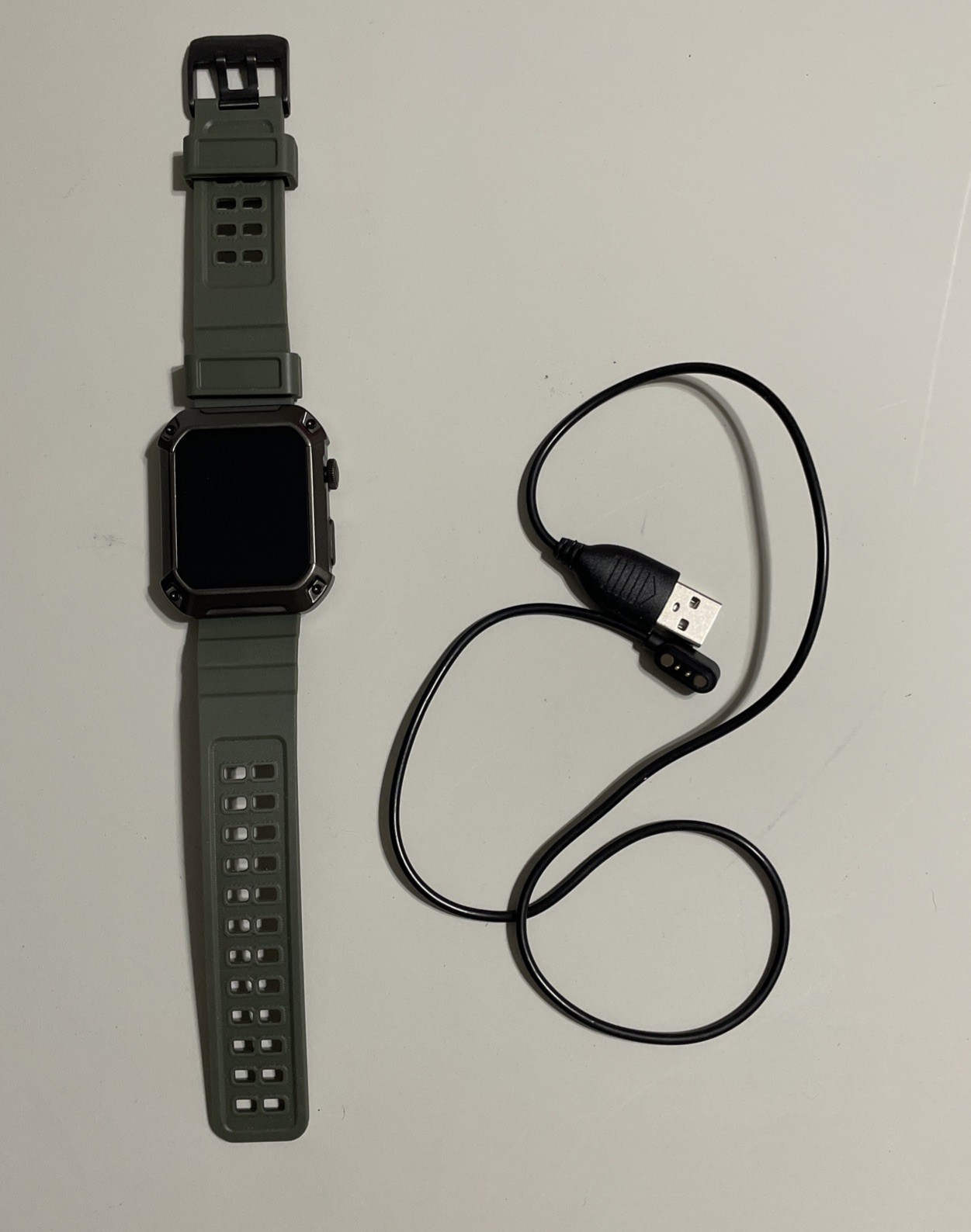 Military Style Rugged Tactical Outdoor Smart Watch for Men
