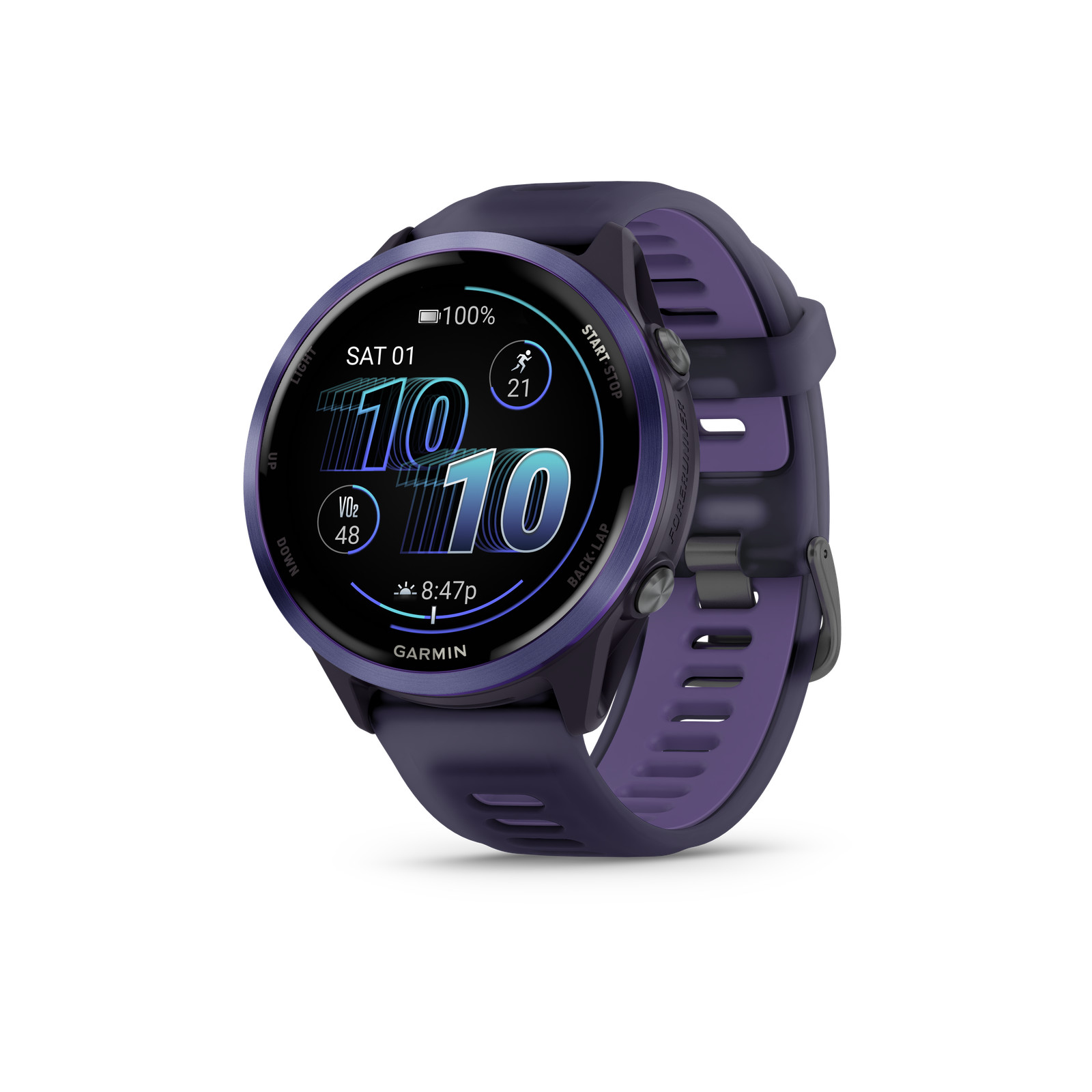 Garmin Forerunner 570, 47mm, Indigo with Purple/Indigo Band (010-02971-02) *