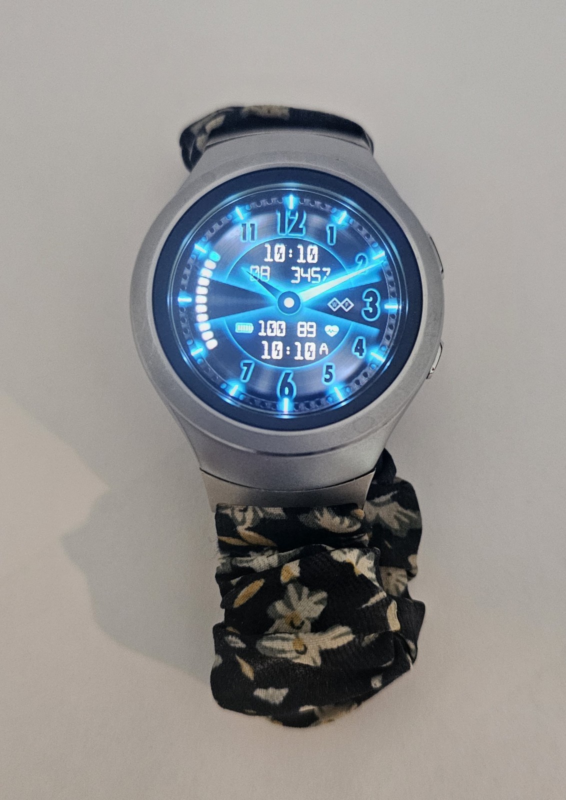 Samsung Gear S2 SM-R730A AT&T SMART WATCH – Silver White – CLEAN & NICE! 6108A