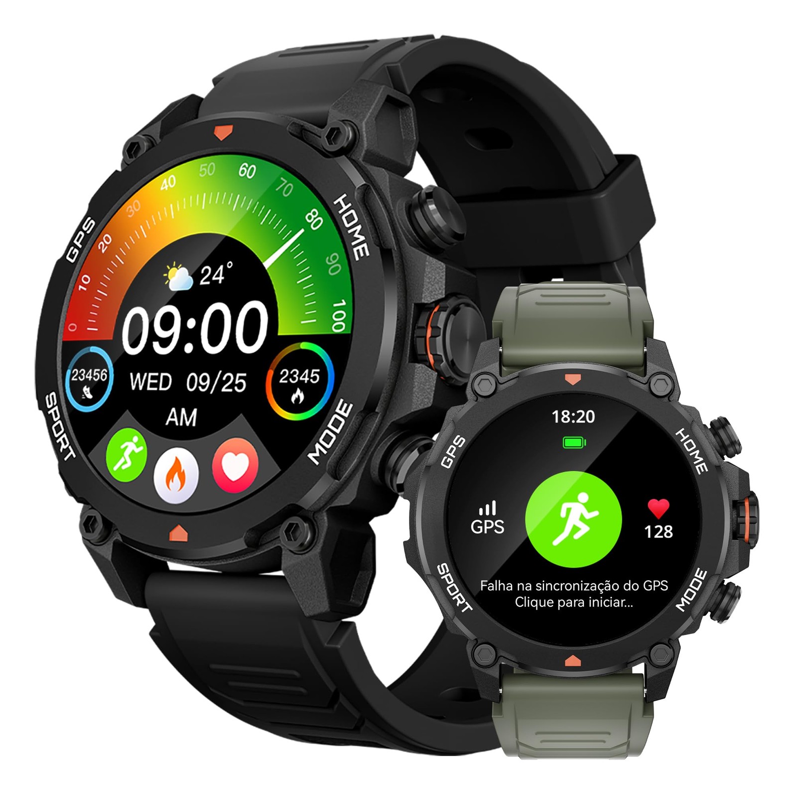 for Men Women with GPS Fitness Tracker 1.43 AMOLED Screen, 5ATM Waterproof, 4…