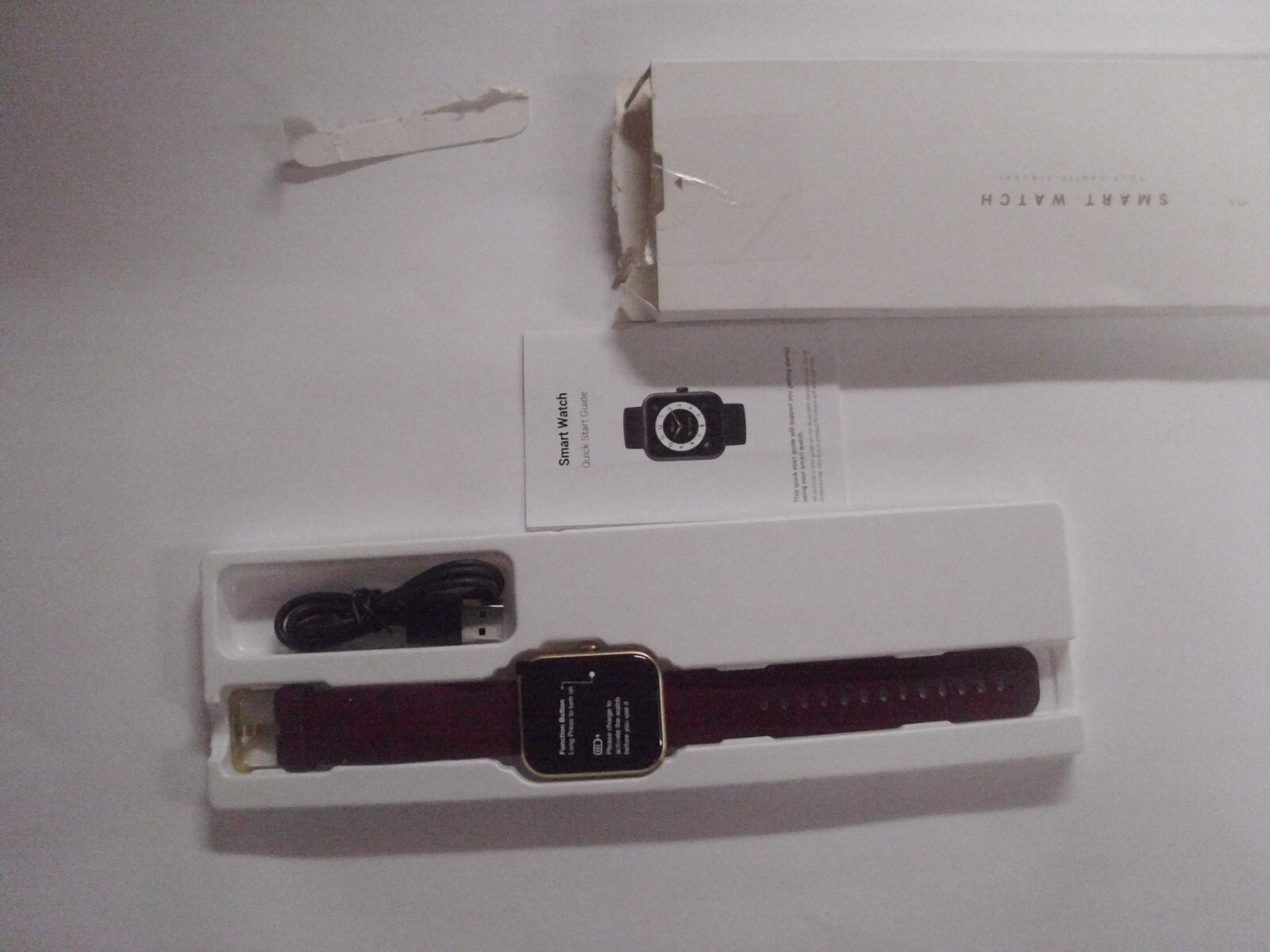 Eurans Smart Watch (Burgundy) 1.75″ Touch Screen