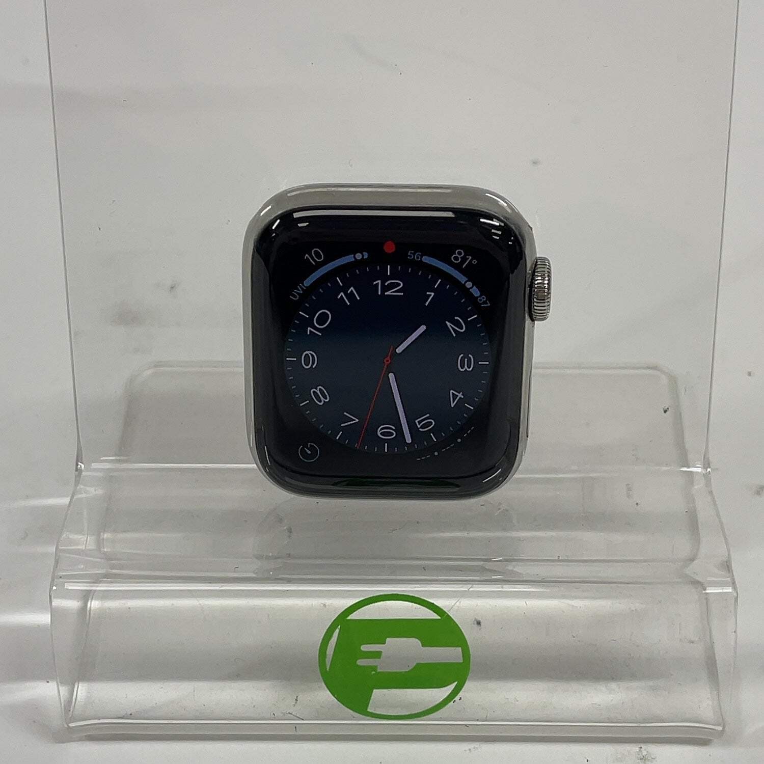 Broken Unlocked Apple Watch Series 5 40MM Stainless Steel A2094 READ Face Only