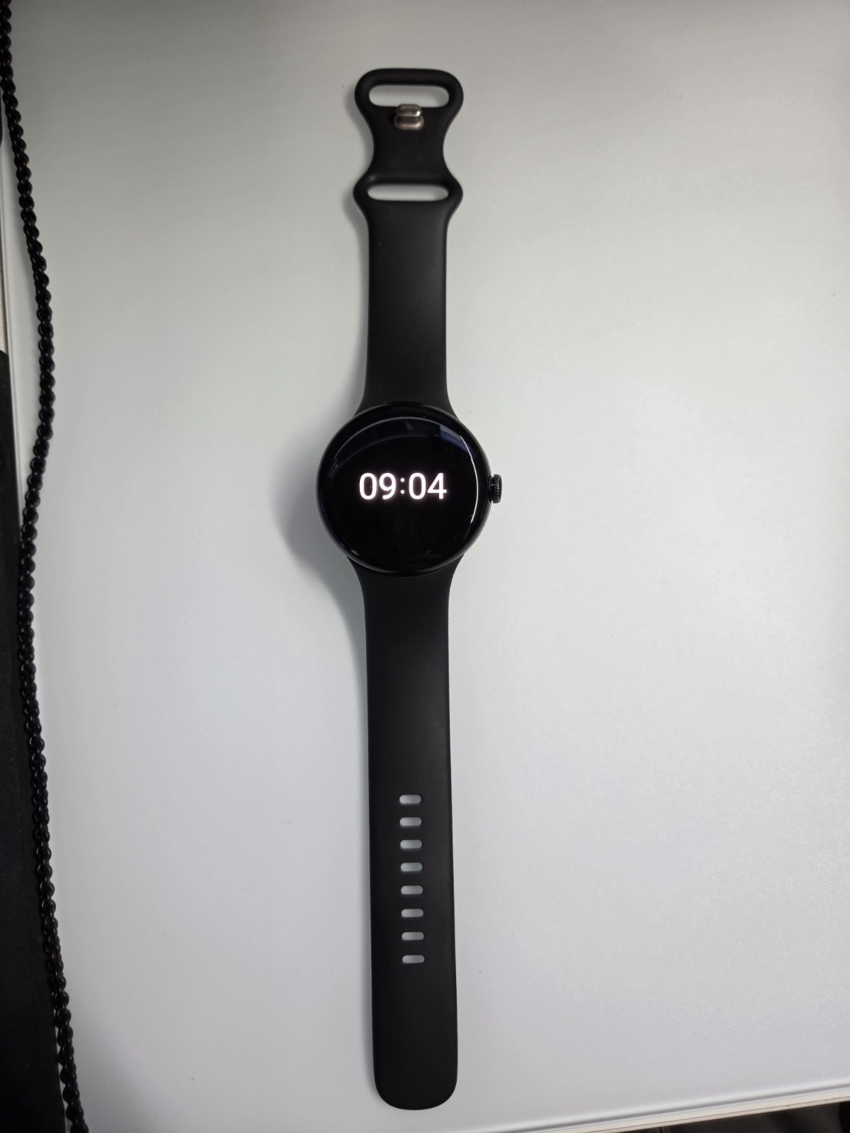 Google Pixel Watch 1st gen ( +Amzpas Mesh Black Wrist Strap,complimentary usb-c)