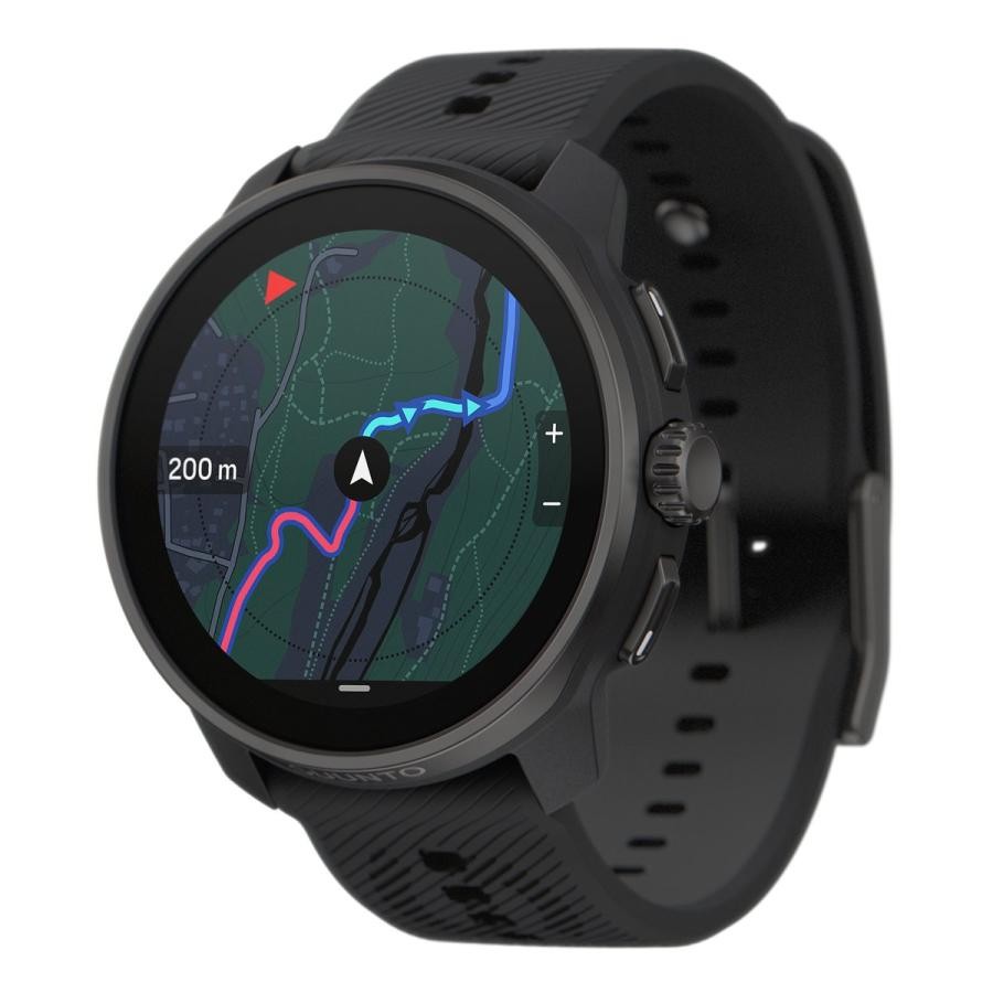 Suunto RACE S ALL BLACK 45mm Silicone Band GPS Smartwatch SS051093000 NEW