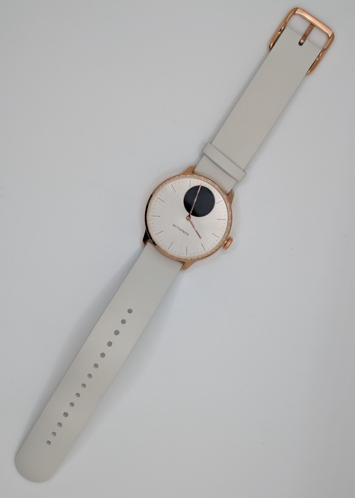 Withings ScanWatch Light – 37 mm Sand & Rose Gold. ~:1C~