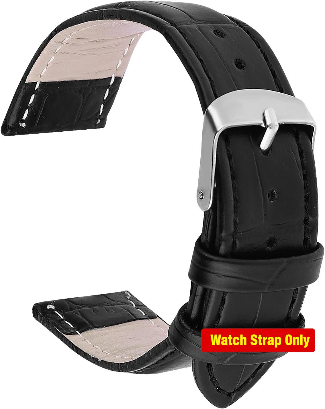 Genuine Leather Watch Band Strap for Men and Women, Compatible with Various Watc