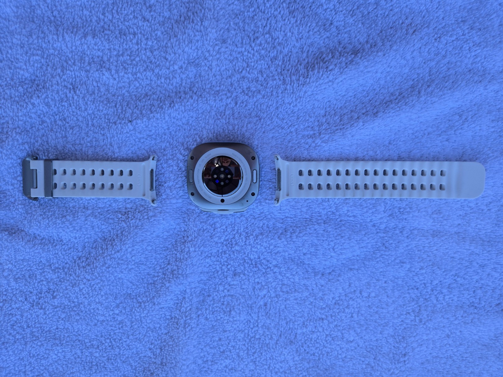 SAMSUNG Galaxy Watch Ultra 2SGD LTE AI GPS Smartwatch 2024 Titanium White Used