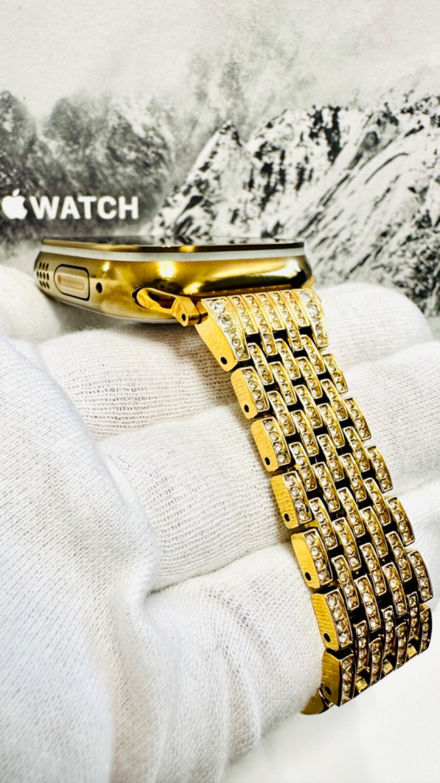 Polishing and Anodizing Gold Service for Apple Watch ULTRA – No Watch Included