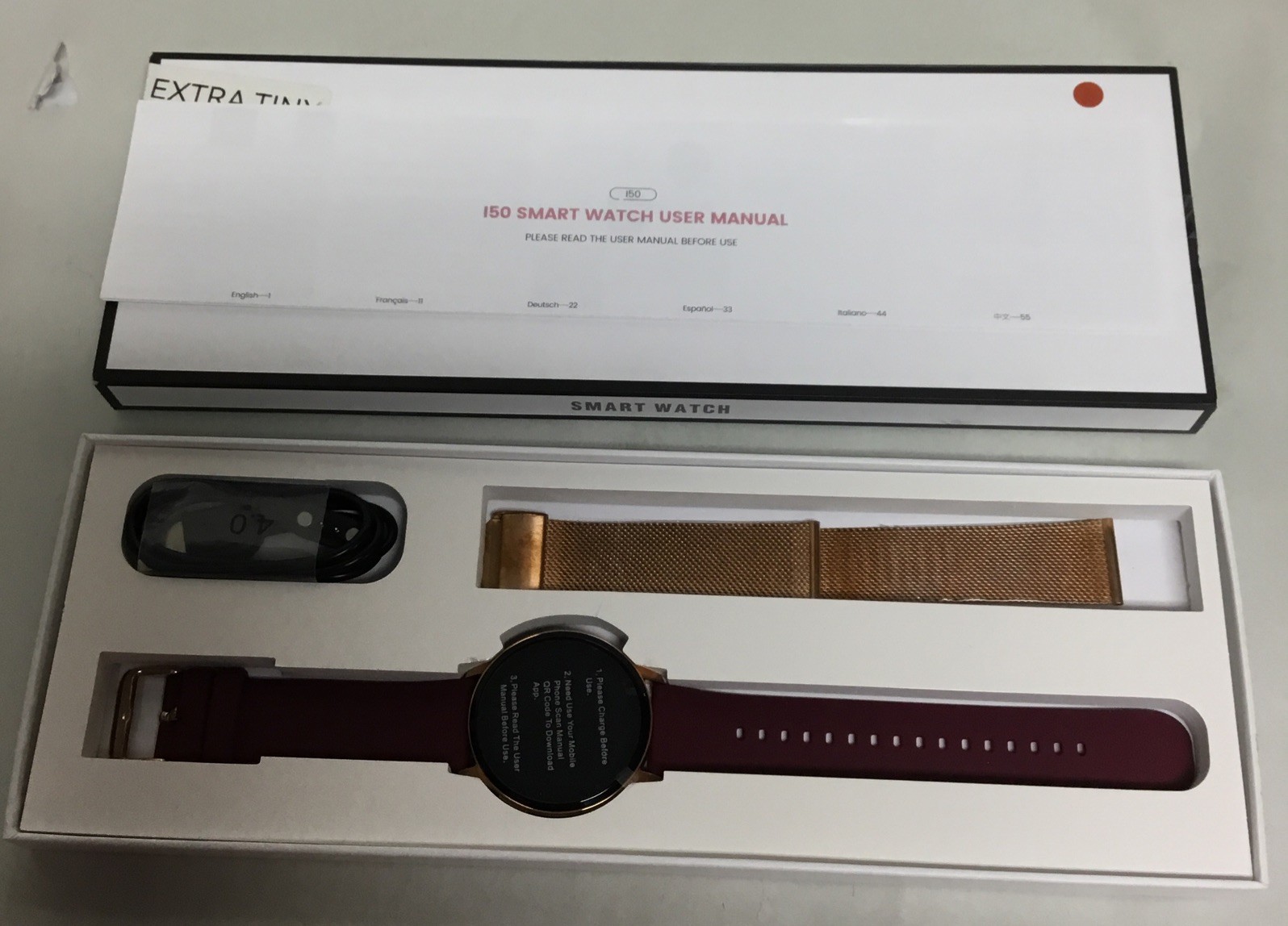 I50 Smart Watch FOR WOMEN – Bluetooth. – Free Shipping