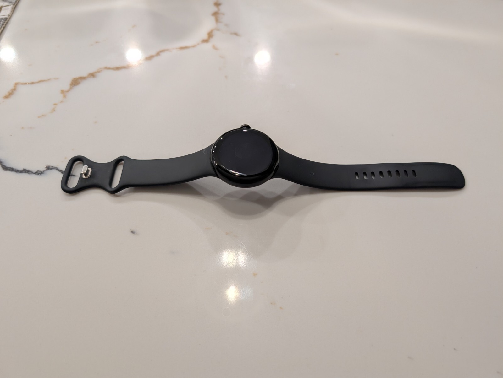 Google Pixel Watch 1st Gen | 41mm | Stainless Steel Case + Spigen Case + Band