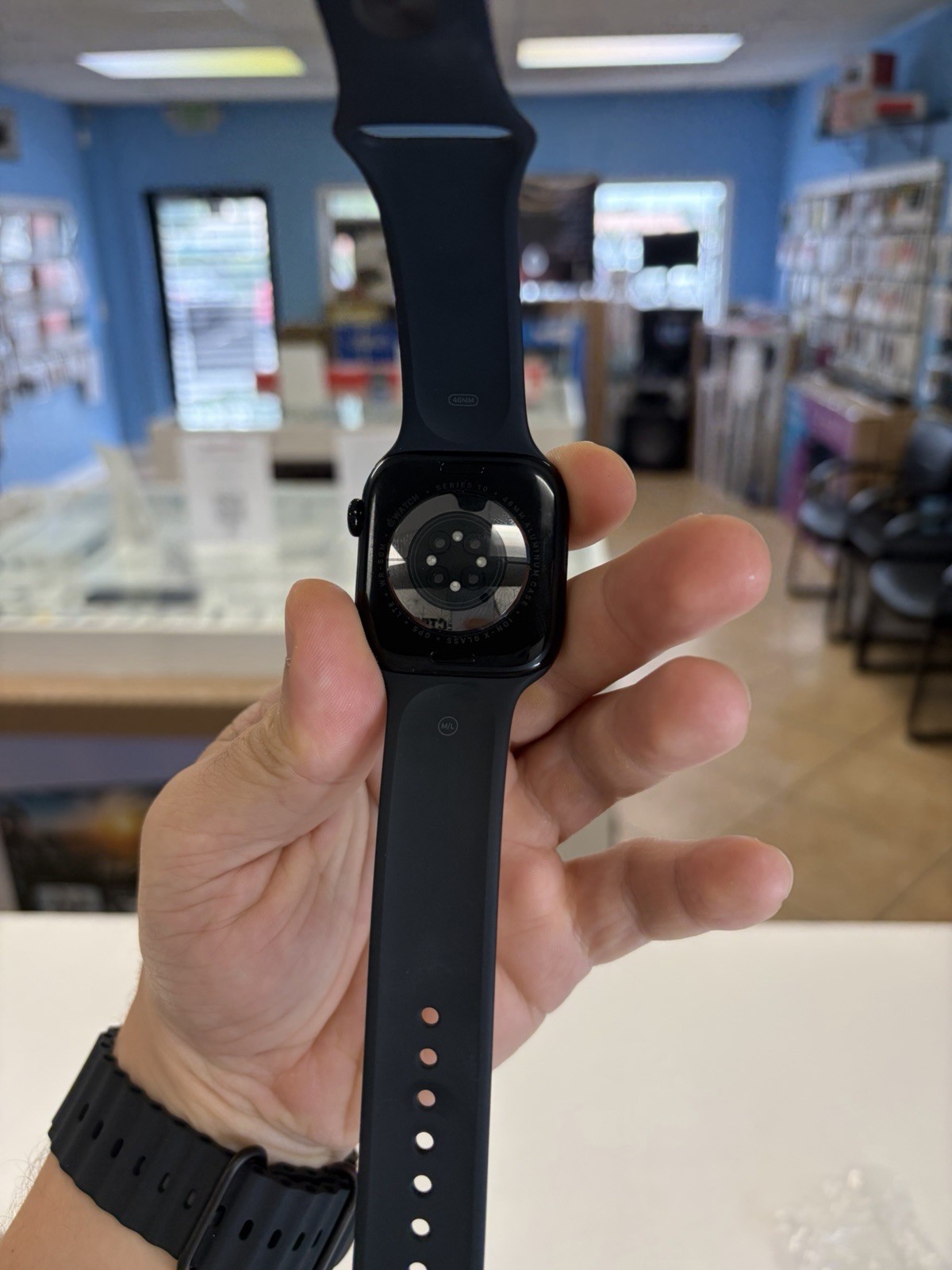 Apple Watch series 10 Black 46MM Cellular Unlocked With Apple Care Till 2027