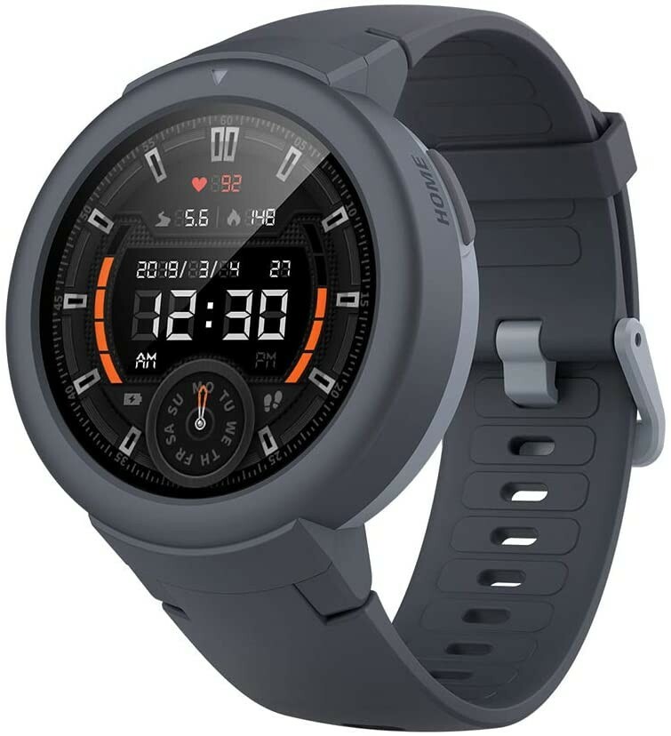 Amazfit Verge Lite Smartwatch: 20-Day Battery Life – 1.3″ AMOLED Screen