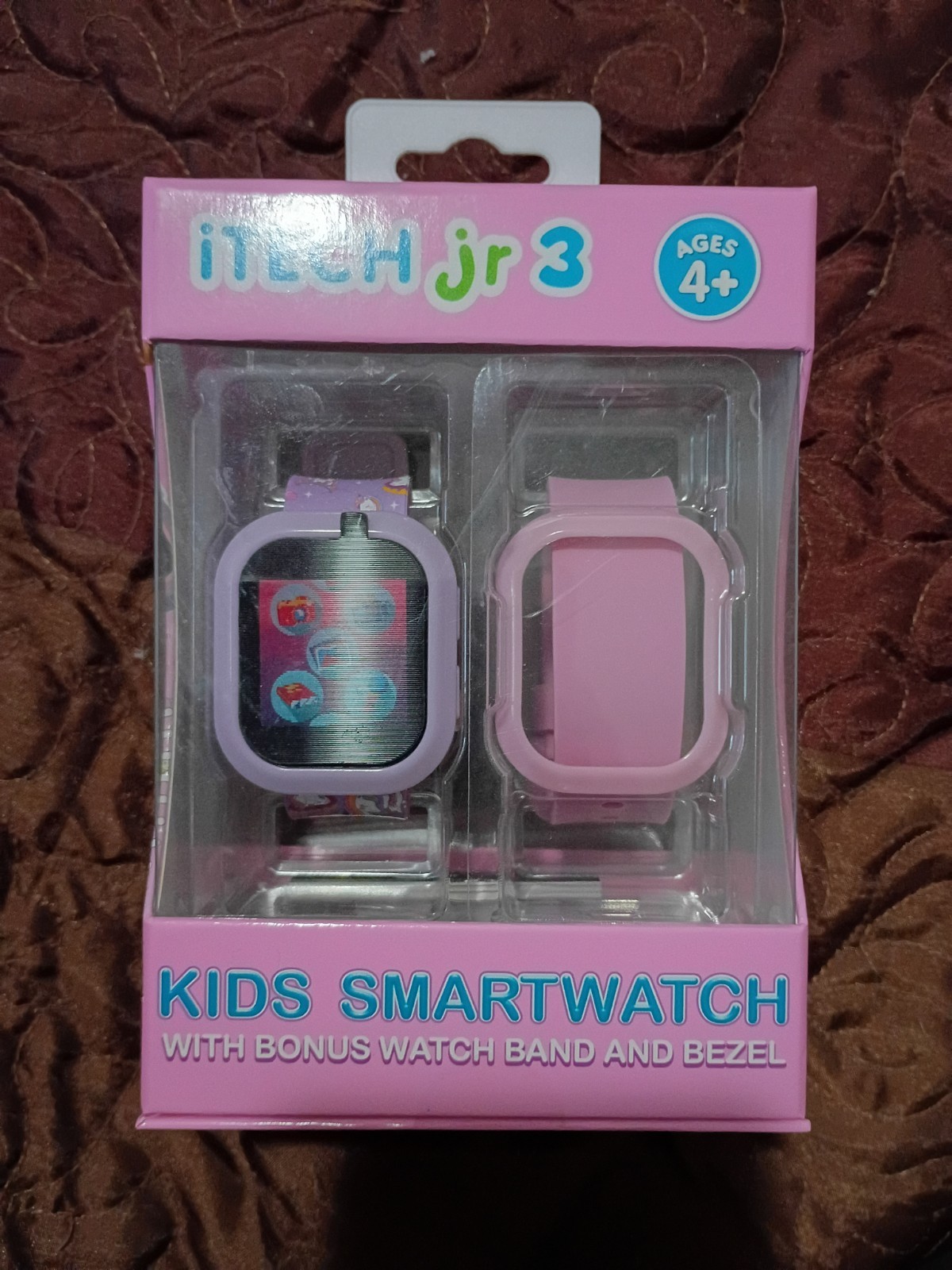 iTECH Jr 3 Kids Smartwatch Camera, Games, Music, Video Rec, Unicorn Print