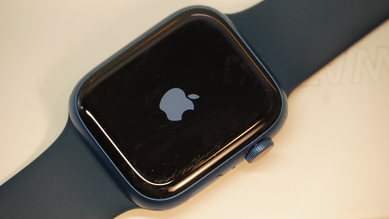 Apple Watch Series 7 GPS 45mm Blue Aluminum Case with Blue Sport Band MKJA3LL/A