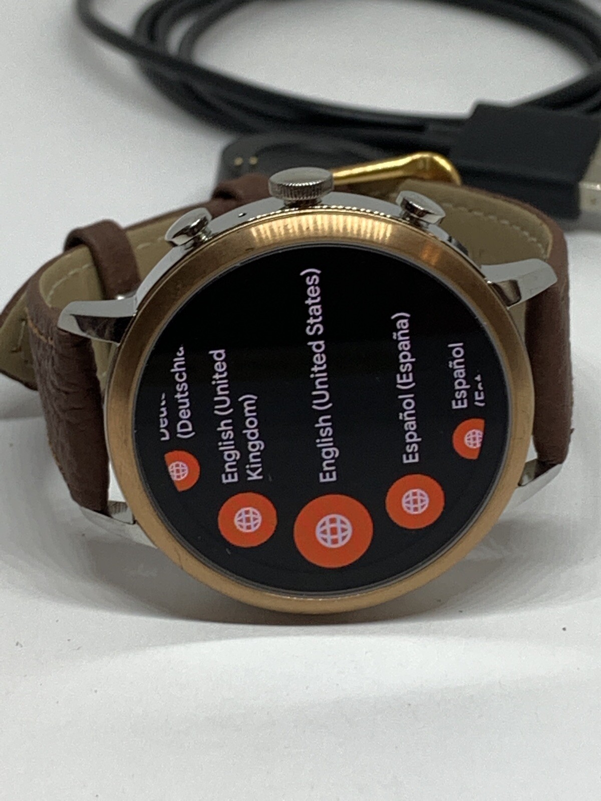 Fossil Gen 4 Authentic Digital Dial Smart Watch Custom Band FTW6016 QT762