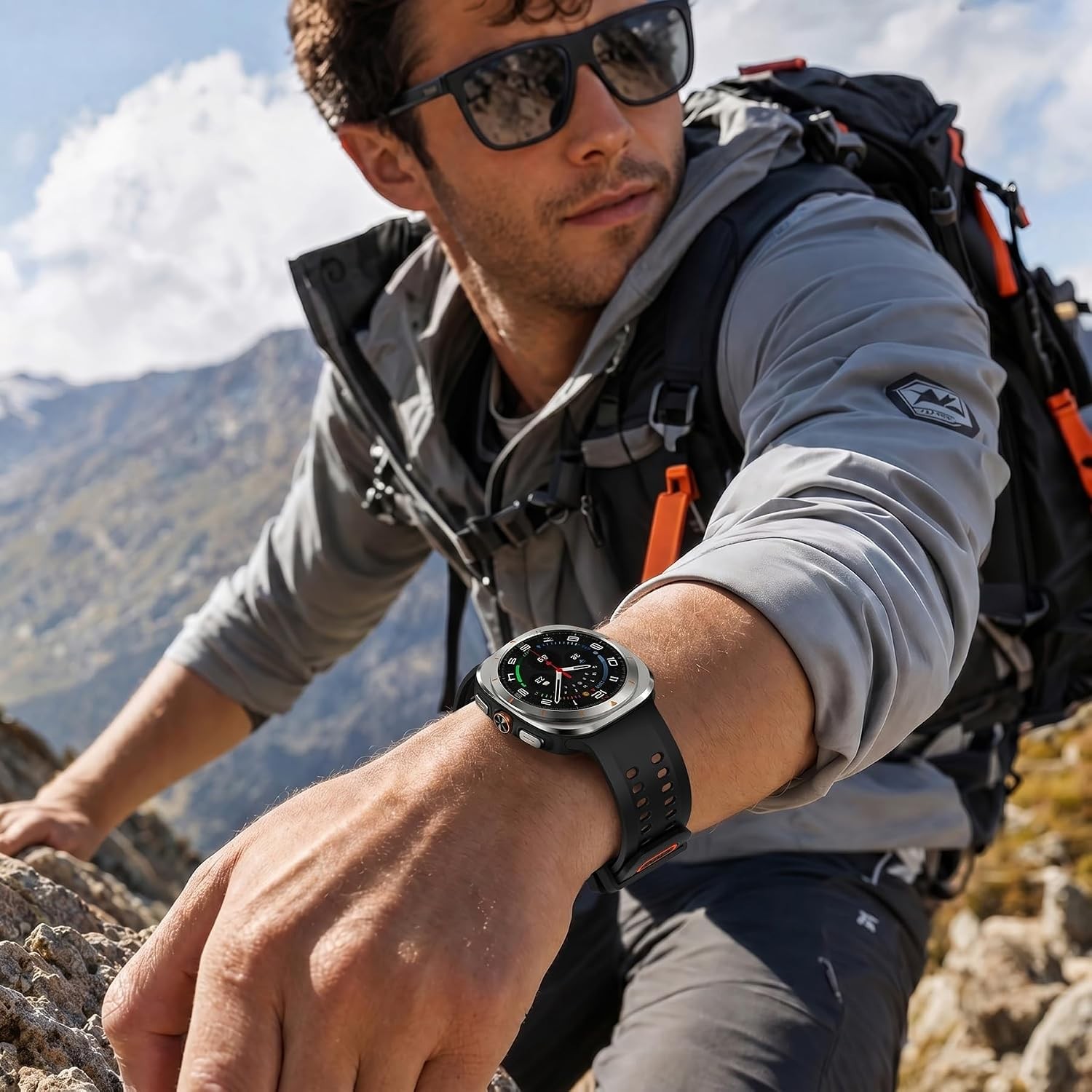 Case For Samsung Galaxy Watch Ultra 2 2026 Waterproof Silicone Sport Band