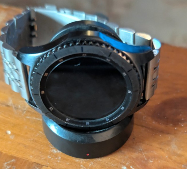 Samsung Gear S3 Frontier Smartwatch (SM-R765T) T-Mobile E-Sim Unlocked