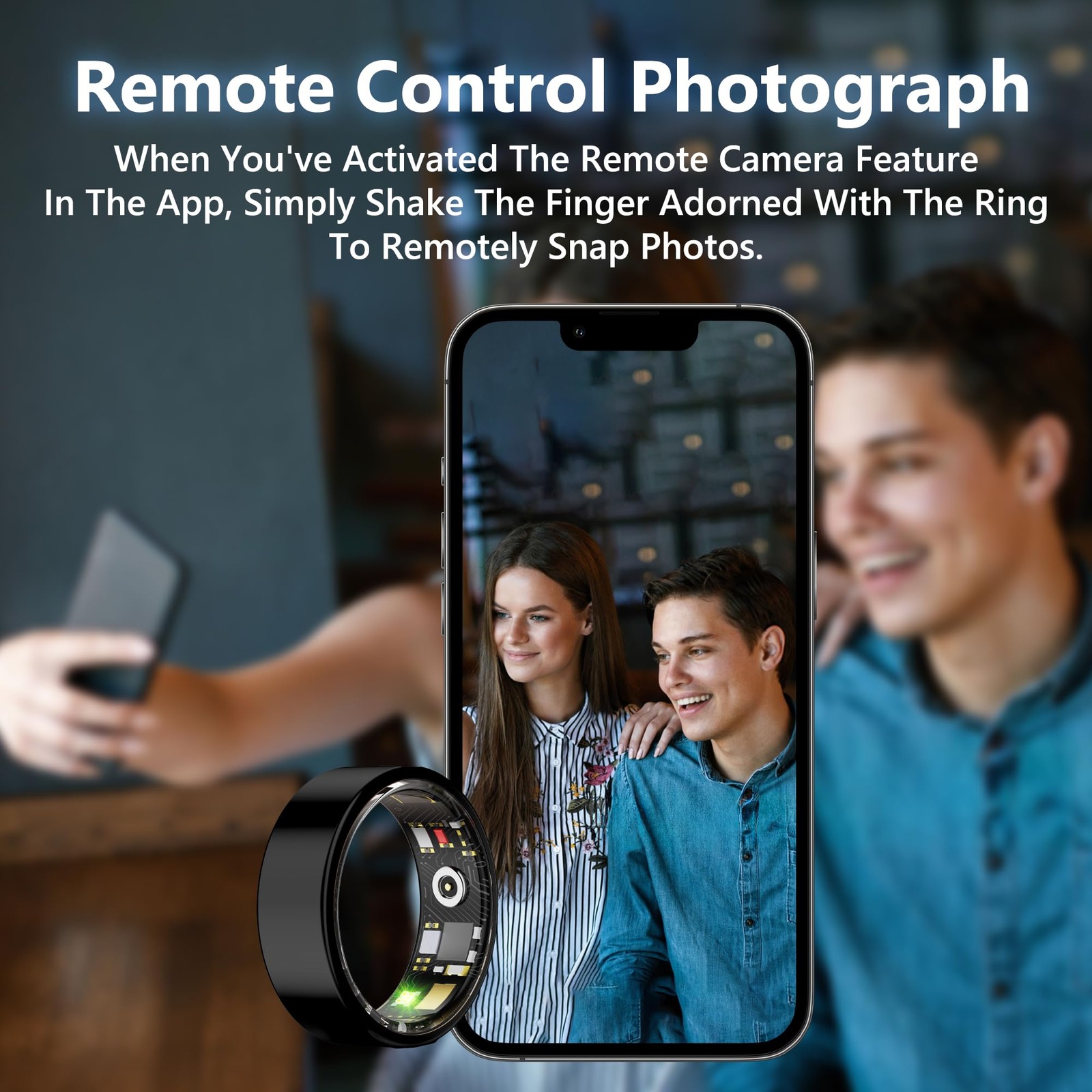 Smart Health Ring Fitness Tracker for Men Women, Sleep, Stress & Activity Mon…