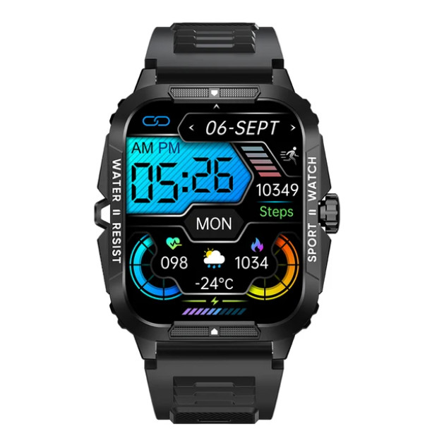 Colmi P76 – The Ultimate Outdoor Smartwatch: 1.96″ Waterproof, Fitness & Sports!