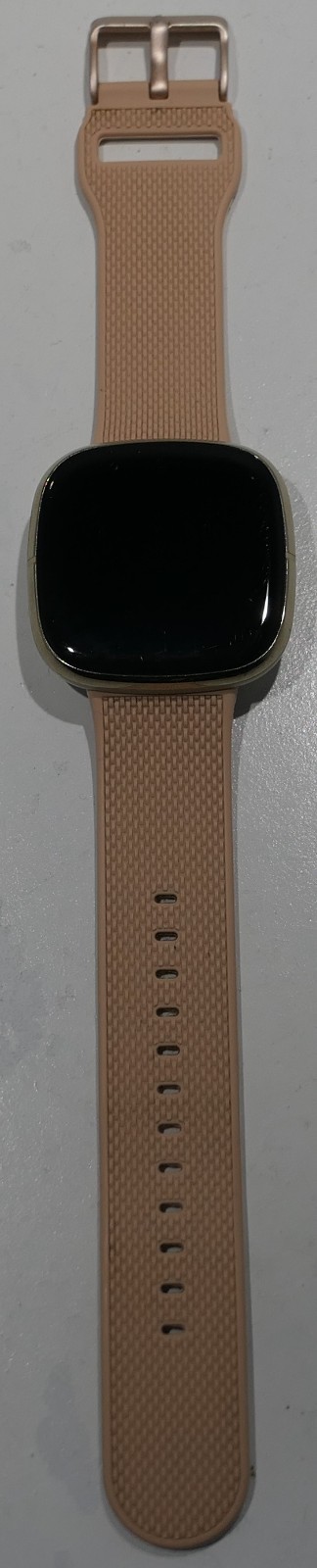 Fitbit Sense Advanced GPS Activity Tracker Smartwatch FB512 Gold Case Pink Band