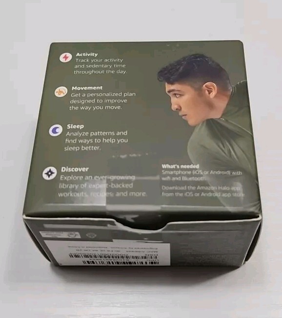 Amazon Halo View Fitness Tracker w Color Display Sage Green Small/Medium