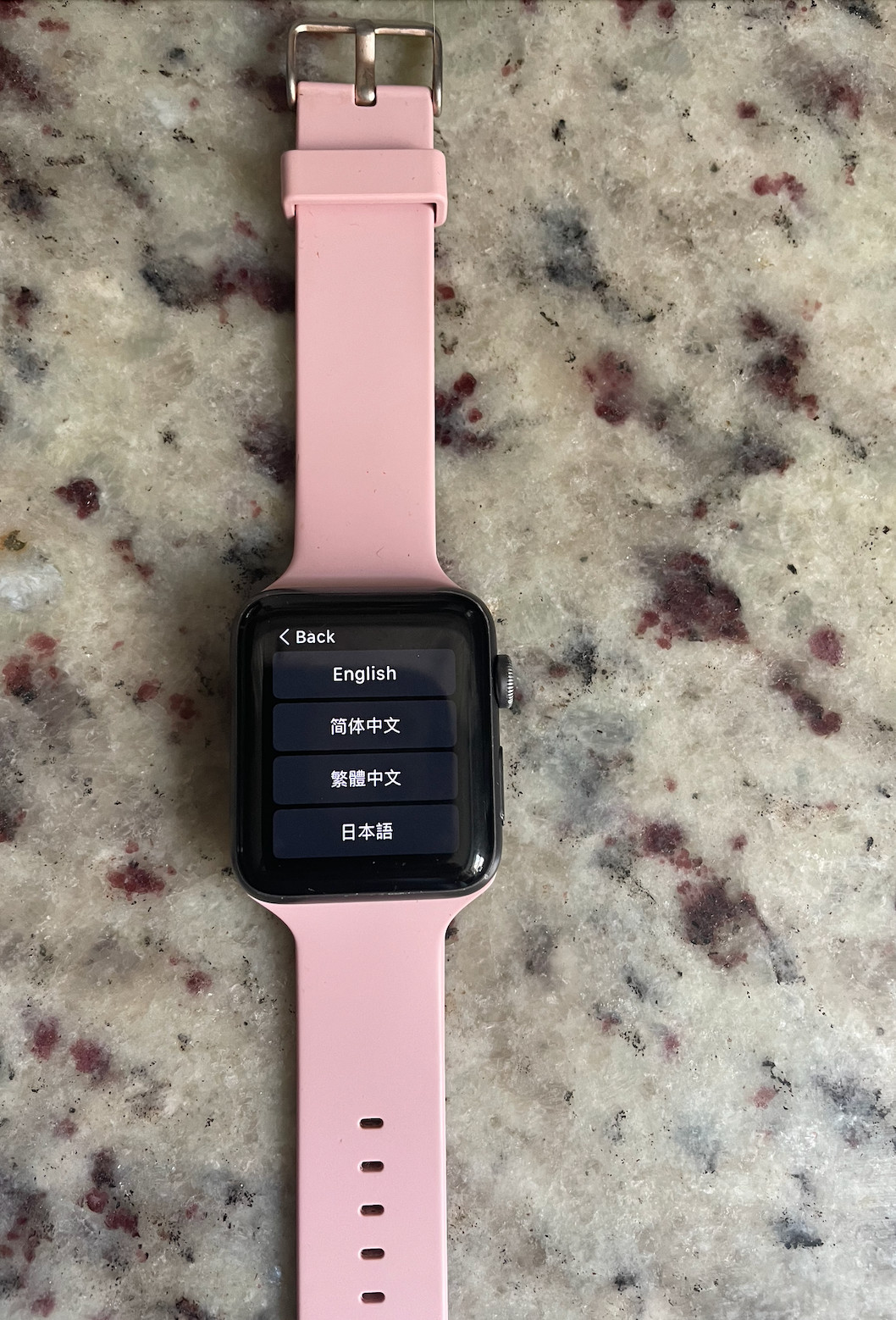 Apple Watch Series 3 42mm Gold Aluminium Case with Pink Sand Sport Band (GPS…