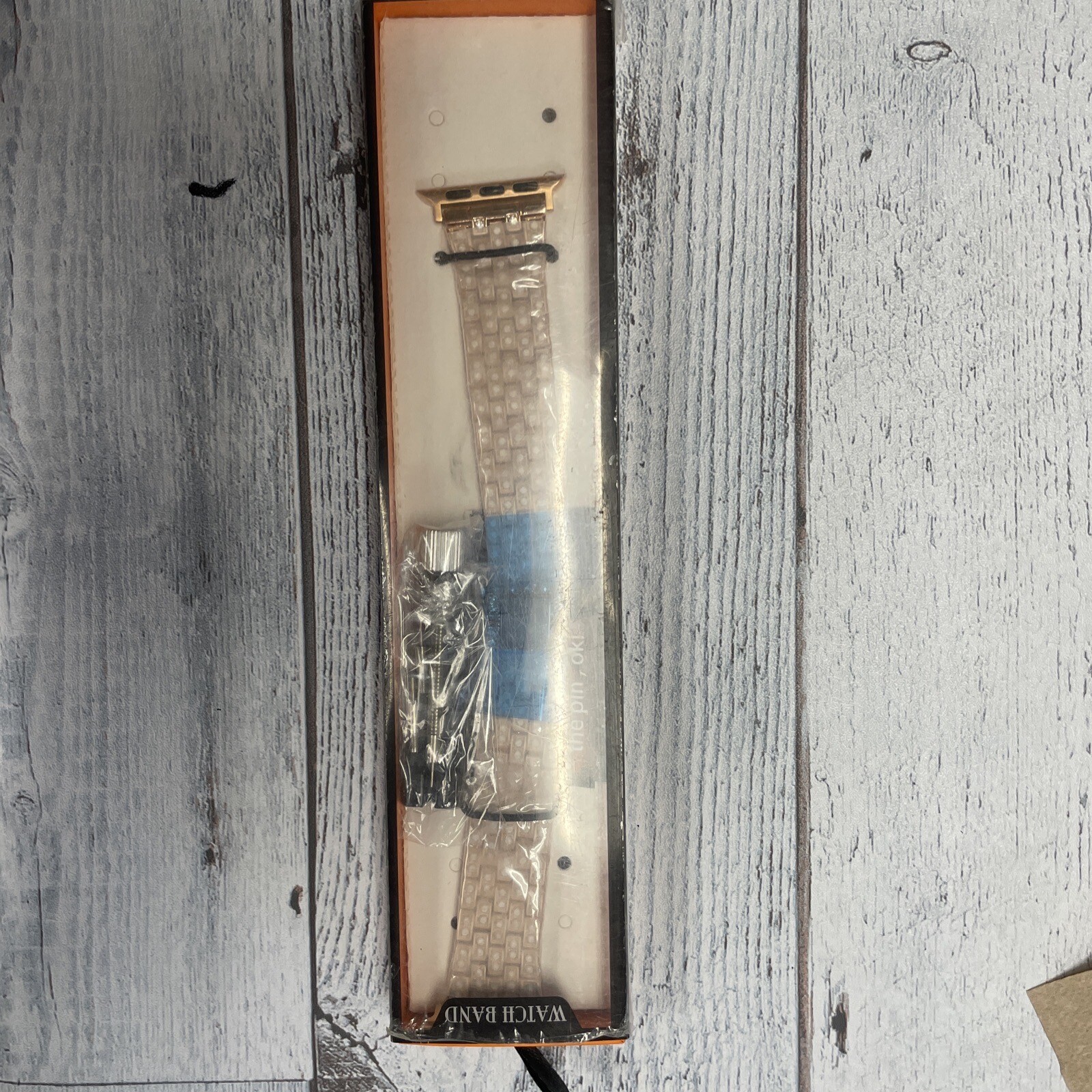 Rose Gold And Gem Stone Apple Smart Watch 1 SE Band 41mm