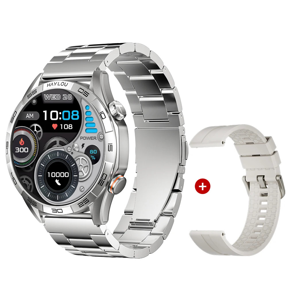 HAYLOU Solar 5 Smartwatch Bluetooth Calling 1.58″ AMOLED 60Hz 40-Day Battery