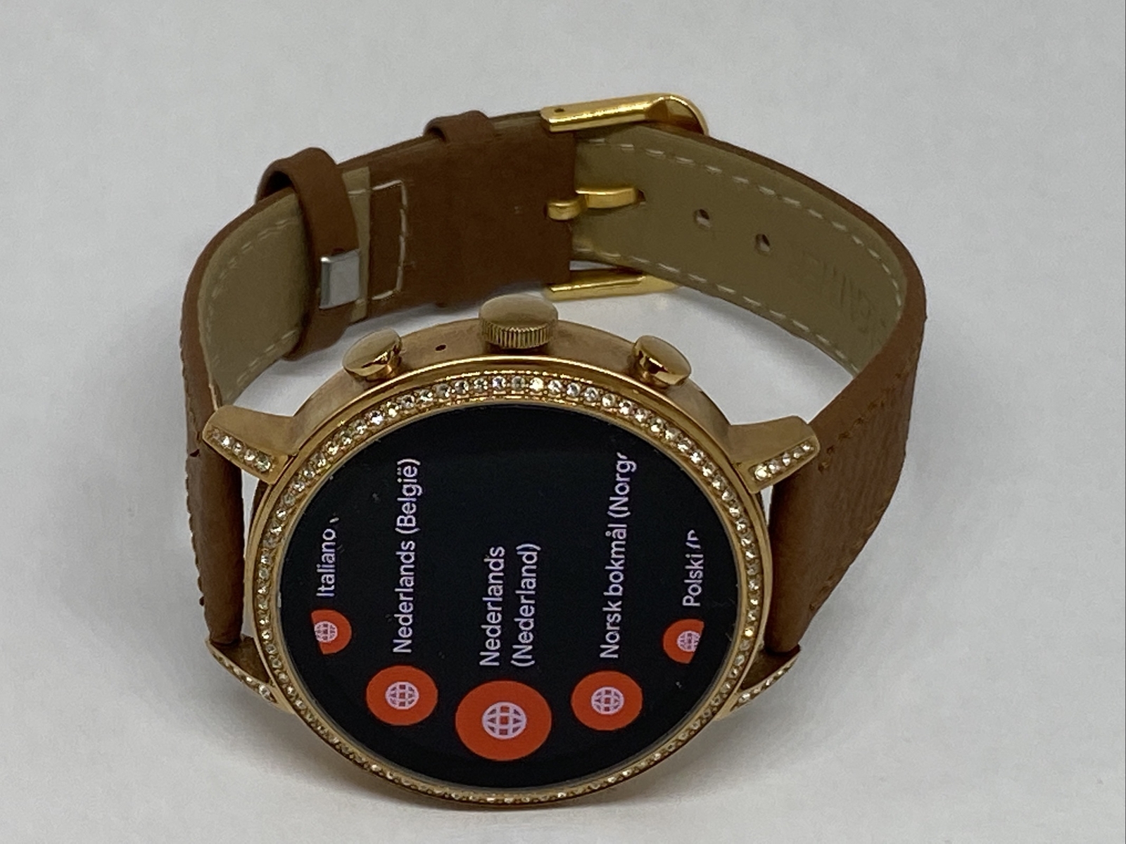 Fossil Gen 4 Authentic Digital Dial Smart Watch Custom Band FTW6011 CO159