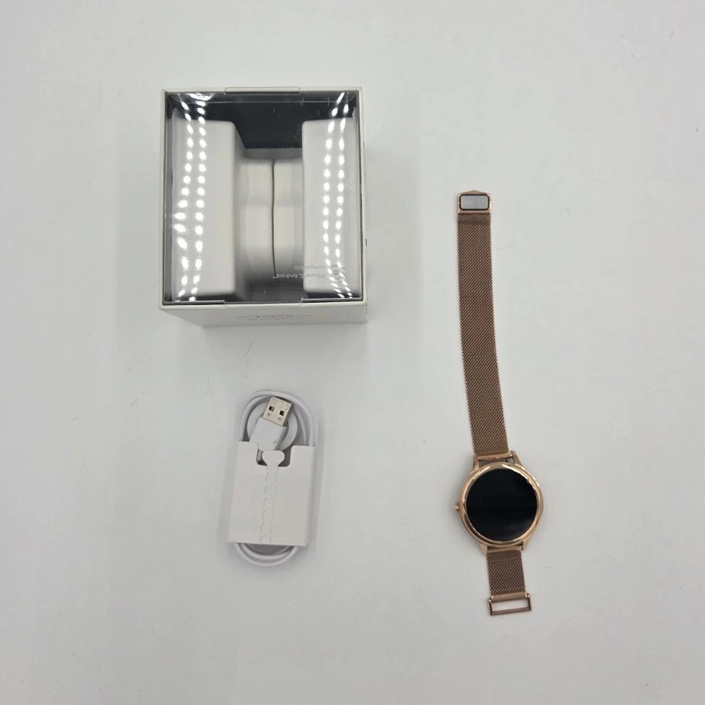 Fossil DW11F1 Smartwatch Rose Gold Metal Wear OS by Google for iOS & Android