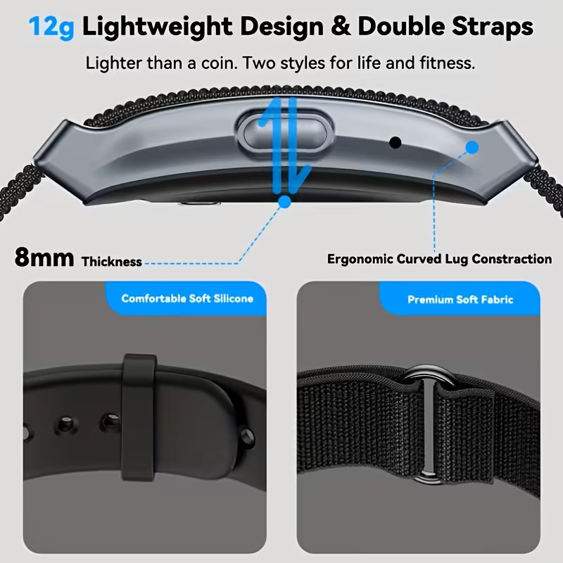 Smart Bracelet, 2026 Wearable Health & Activity & Fitness Tracker Band, 24H S…