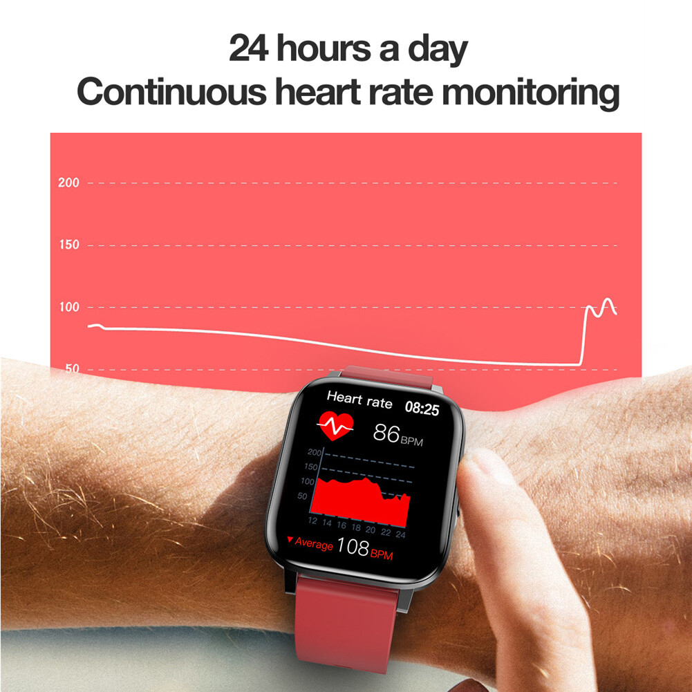 Sleep Monitor Smart Watch Sport Fitness Wristwatches Bluetooth Notification